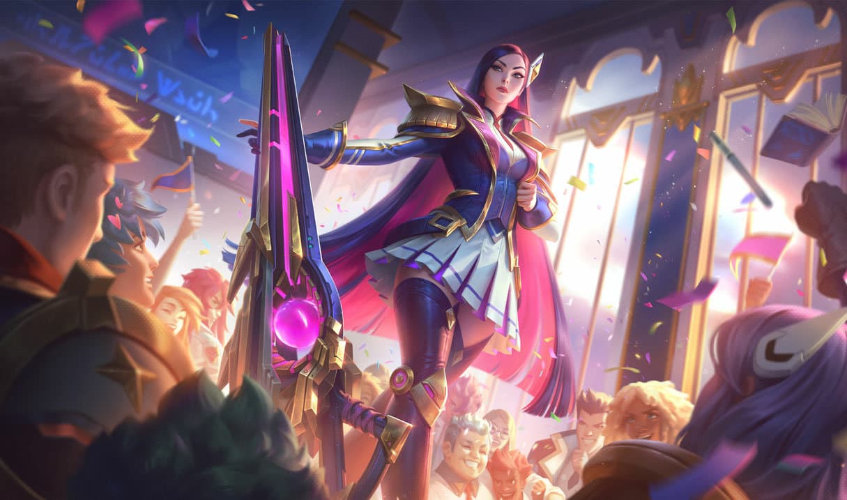 Caitlyn Academia de Batalha