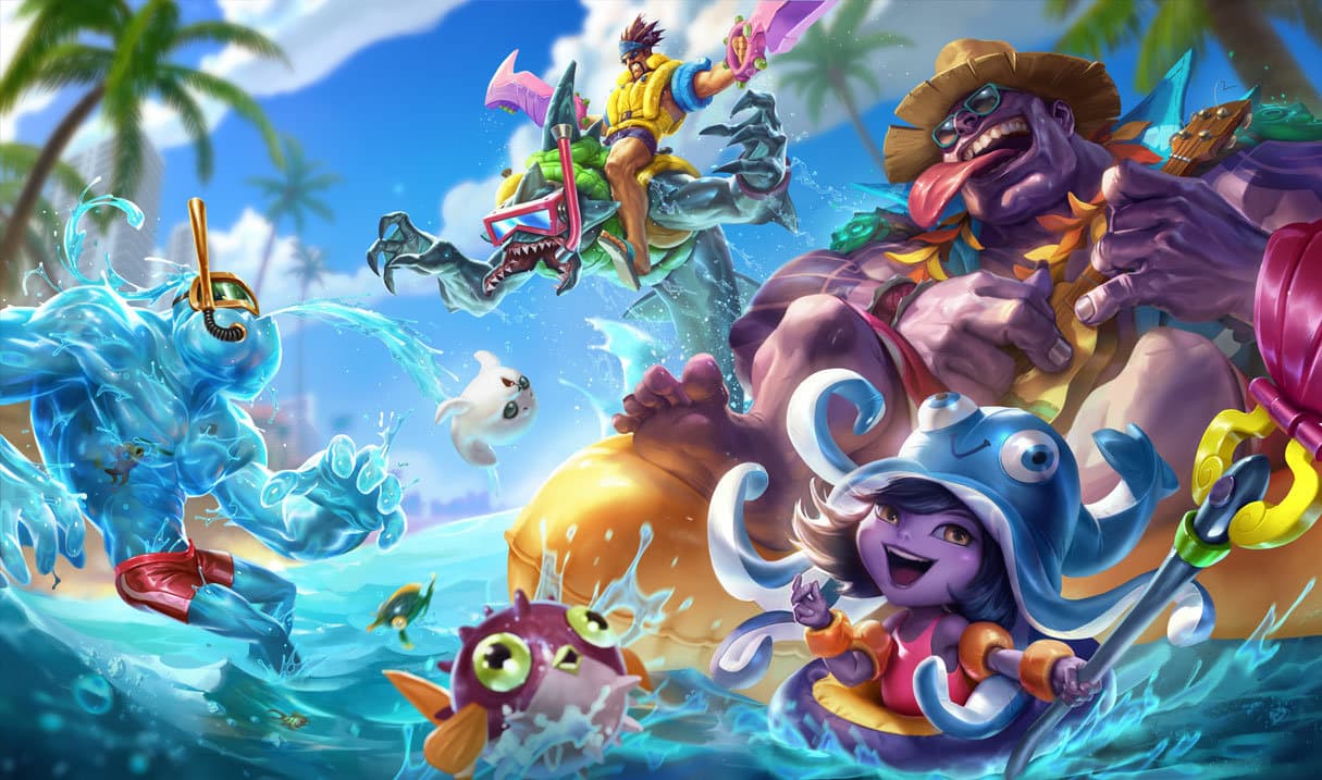 Draven Curtindo o Verão