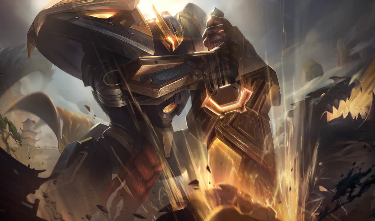 Garen Reinos Mech Edição de Prestígio