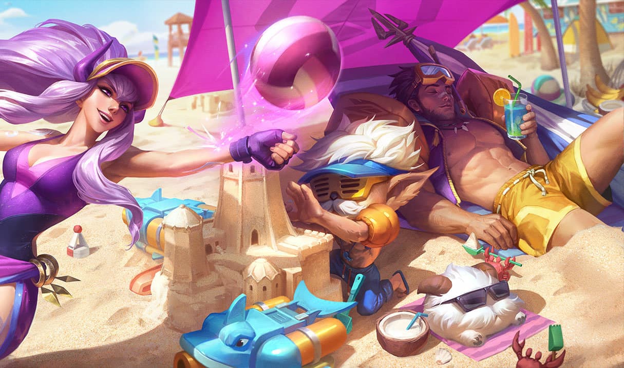 Jarvan IV Curtindo o Verão