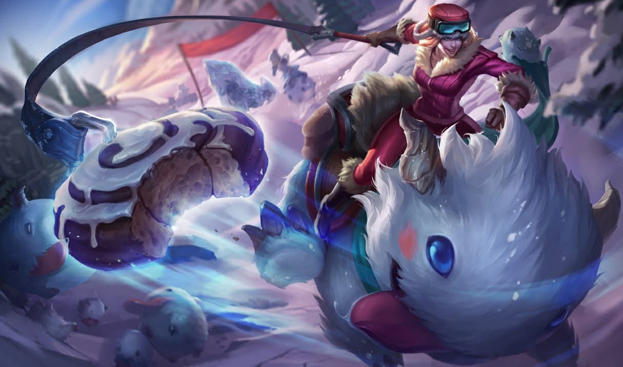 Sejuani Montada em Poro