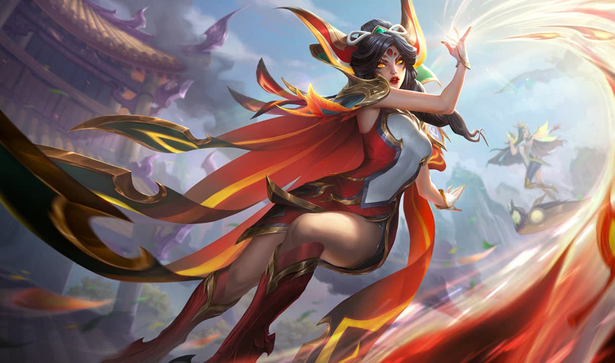 Xayah Fênix Corajosa